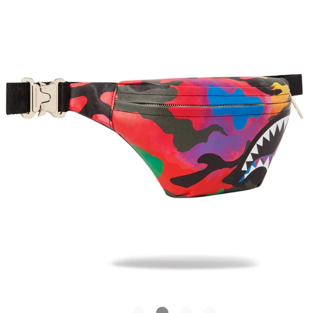 Sprayground Camoburst Waist Bag